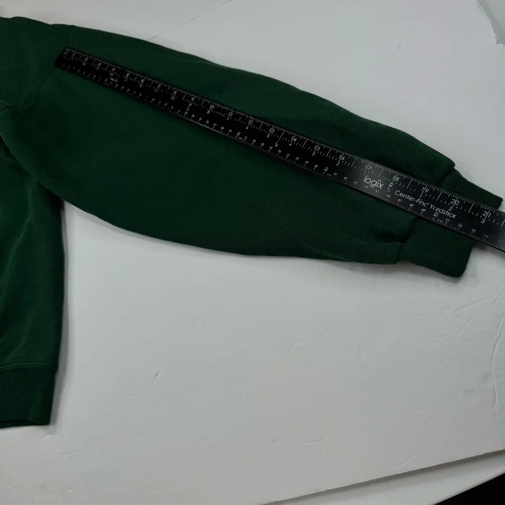 VTG Clarkson University Hanes Sweatshirt Men Large Green Crewneck Golden Knights - Picture 9 of 11